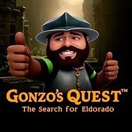 Gonzo's Quest game by NetEnt – logo hosted on Wild Robin Casino