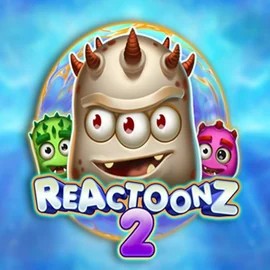 Reactoonz 2 casino game by Play'n GO – featured logo at Wild Robin Casino