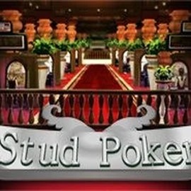 Stud Poker 3D slot logo by iSoftBet at Wild Robin Casino