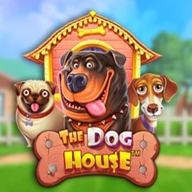 The Dog House slot logo by Pragmatic Play at Wild Robin Casino